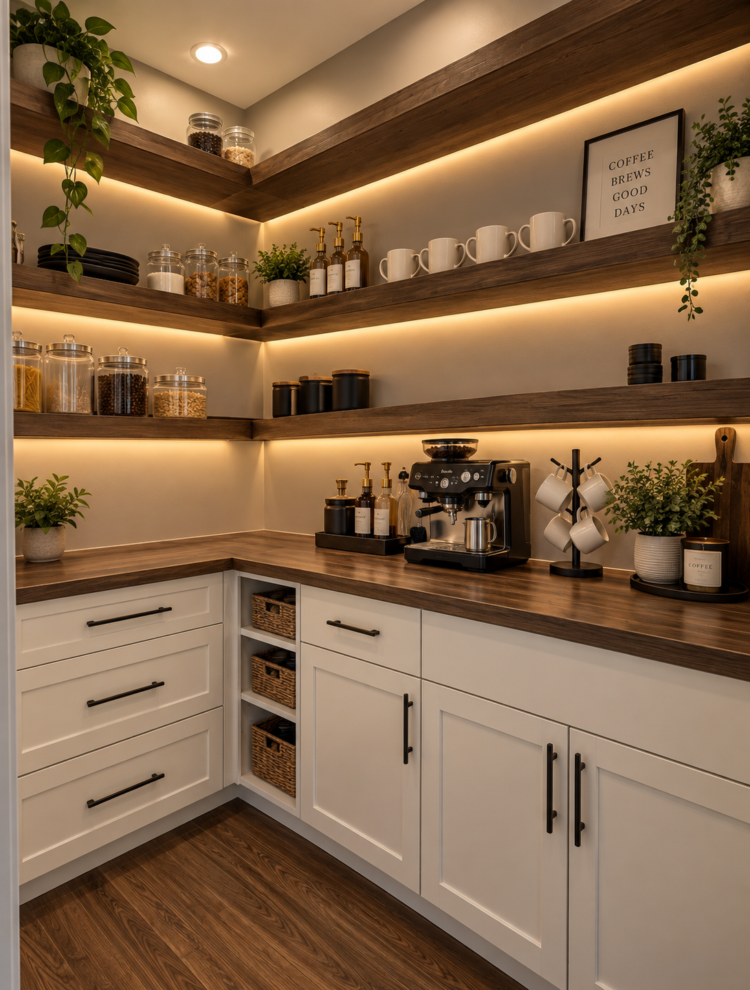 Custom coffee station